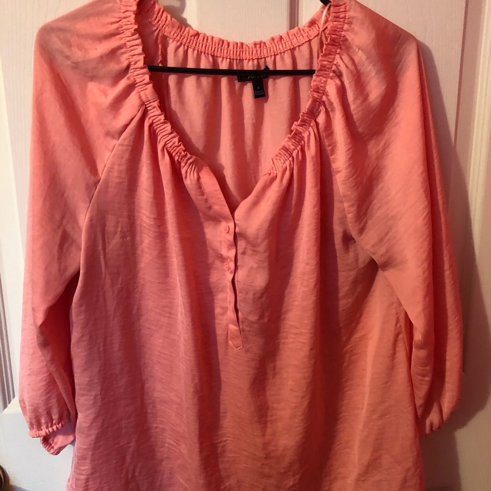 Pink Long Sleeve Dressy Shirt